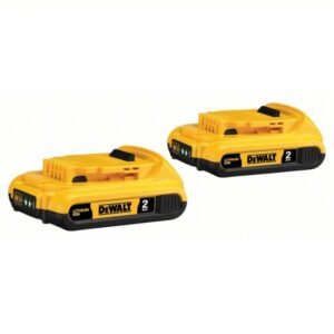 DEWALT   DCB203-2   20V MAX, Li-ion, 2 Batteries Included, 2 Ah, 20V MAX, (2) Batteries, 20 V, 2 PK